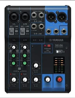 Yamaha MG06 - Mezcladora analógica 6 canales